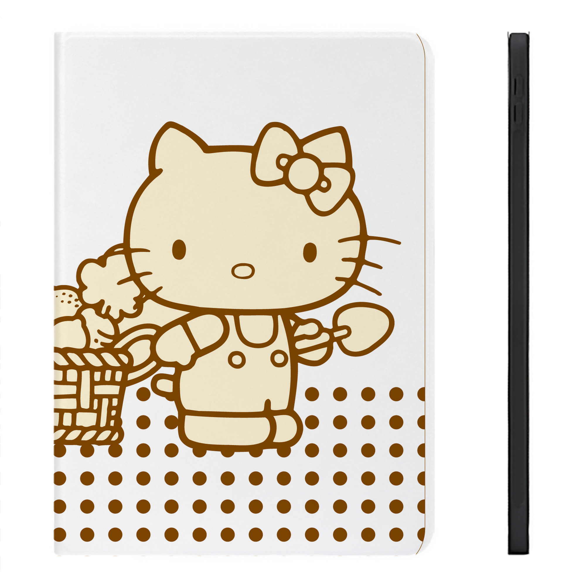 （画像用） Hello Kitty ハローキティ IPadケース ペンホルダー付き ブックスタイルデザイン